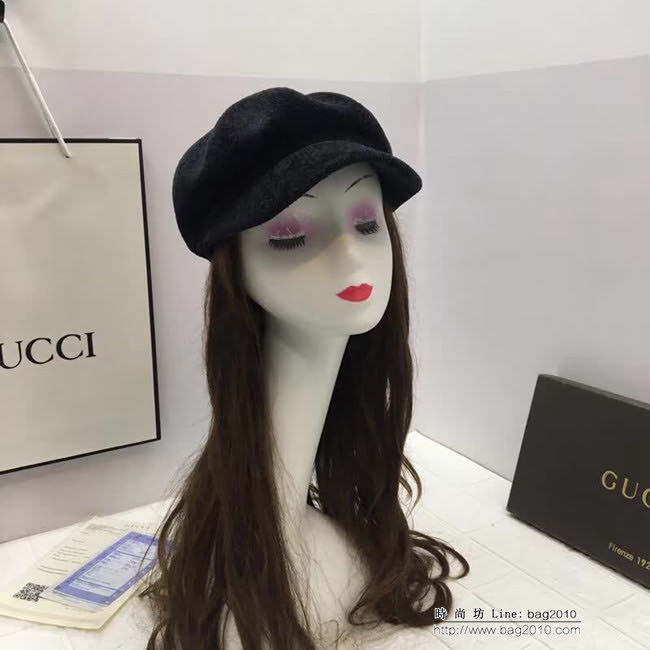 GUCCI古馳 超級火爆新款 燈芯絨貝雷帽 LLWJ6640